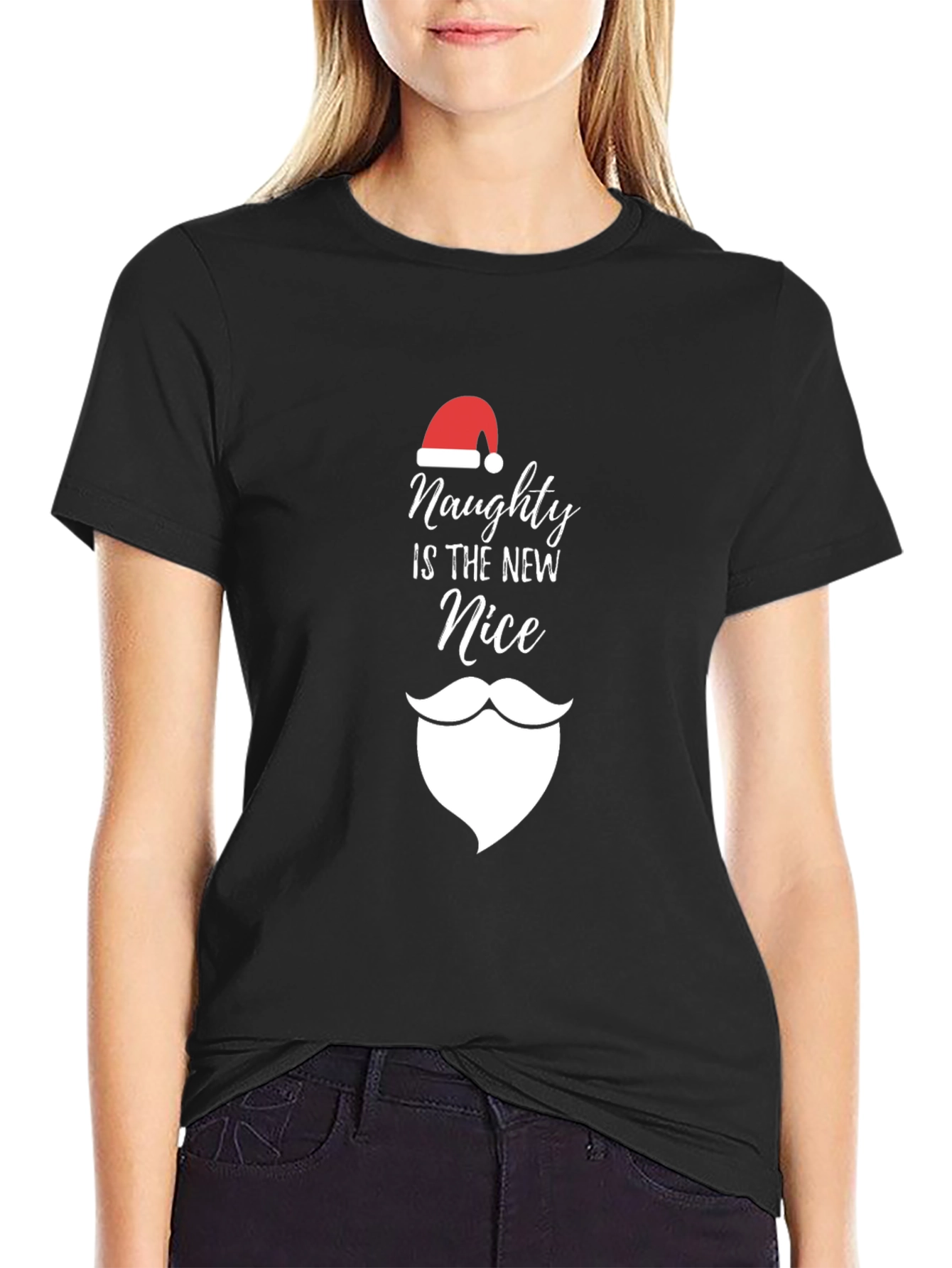 Naughty is the New Nice Christmas Graphic Tee