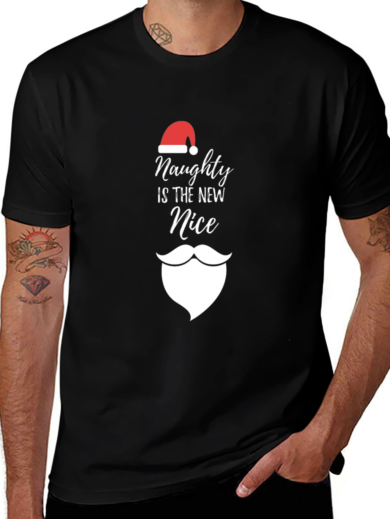 Naughty is the New Nice Christmas Graphic Tee