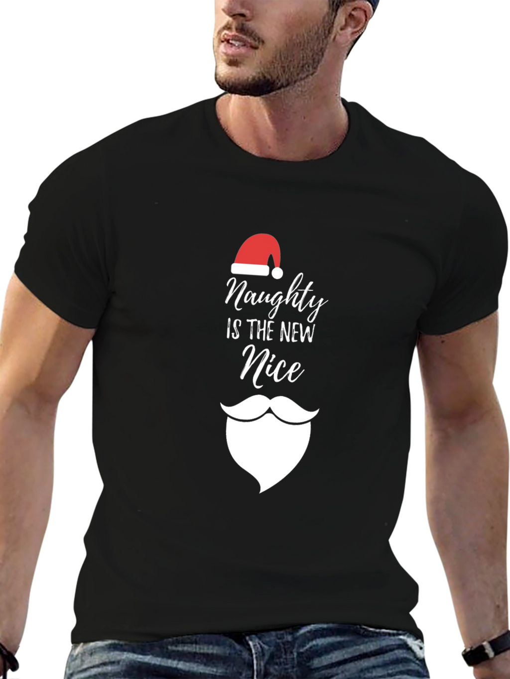 Naughty is the New Nice Christmas Graphic Tee