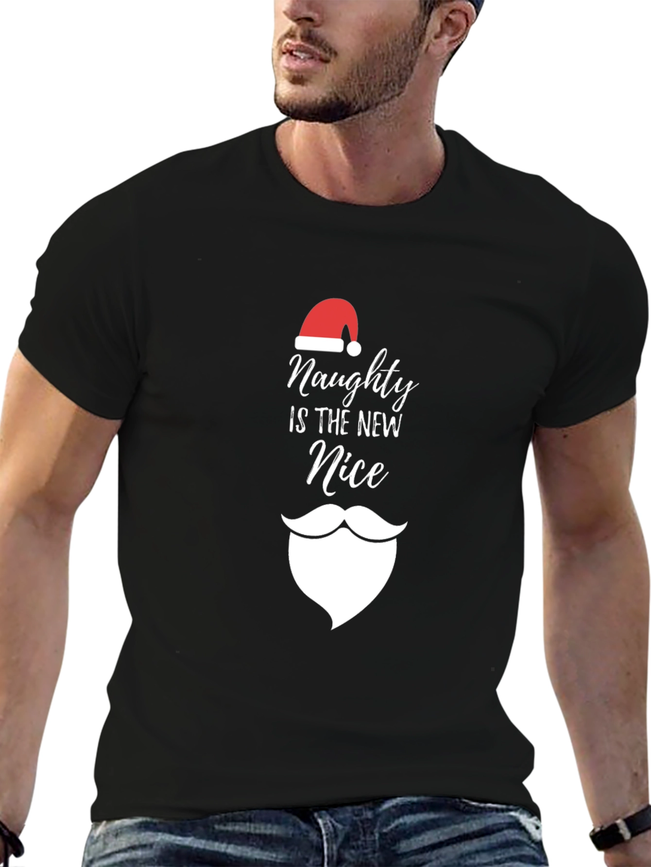 Naughty is the New Nice Christmas Graphic Tee