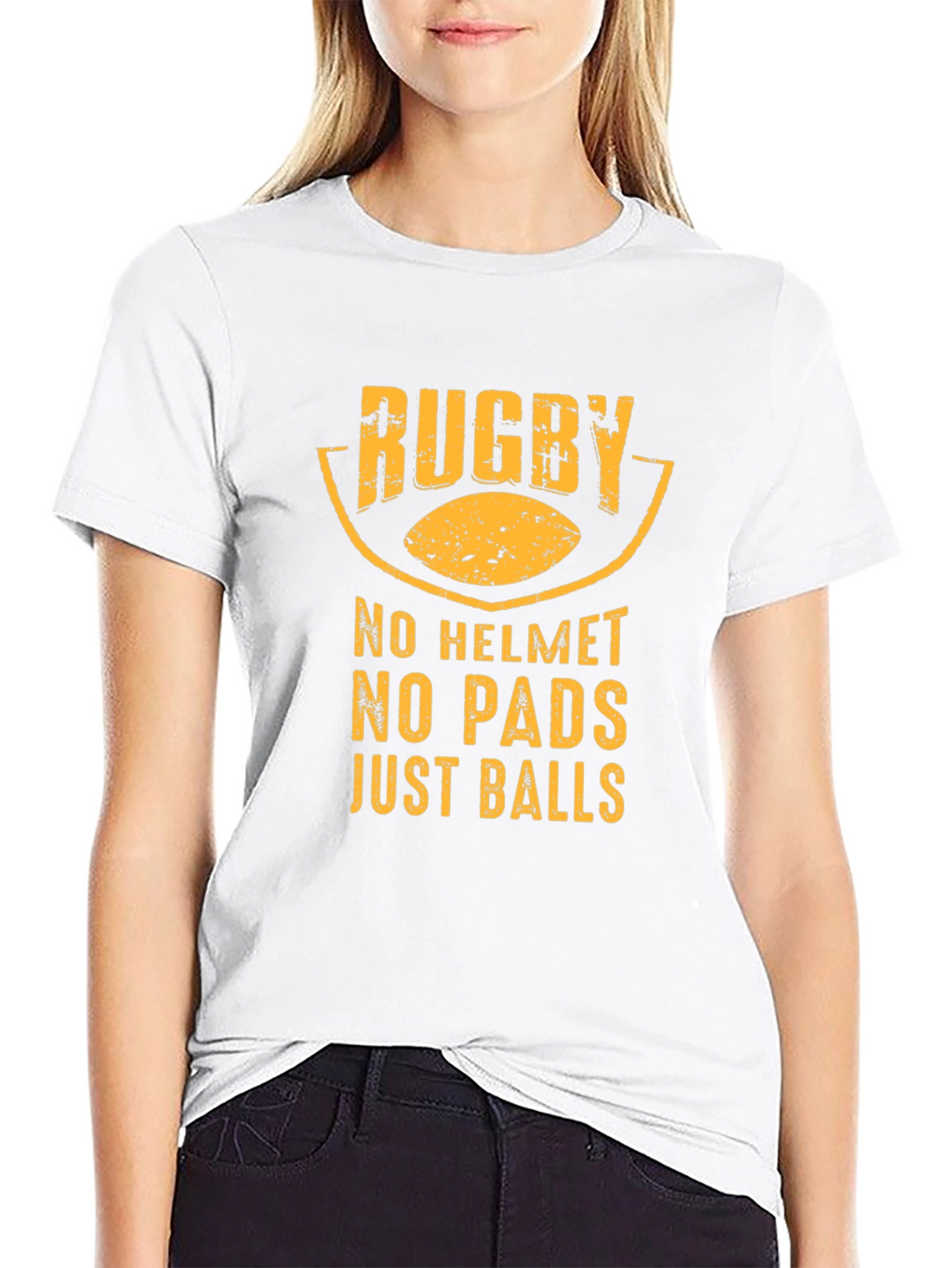 Rugby No Helmet No Pads T-Shirt