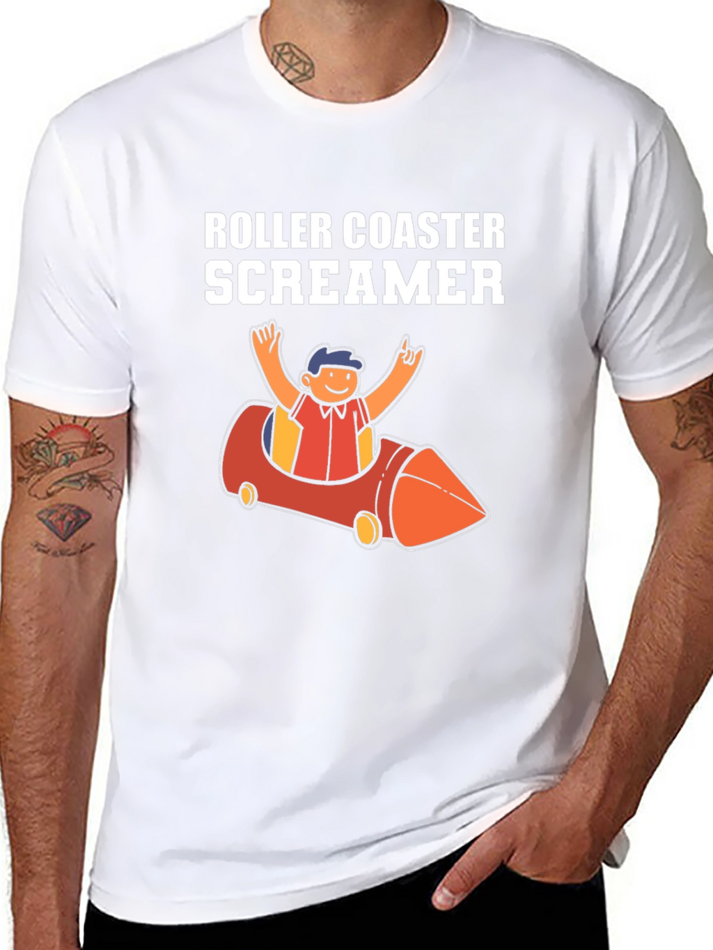Roller Coaster Screamer T-Shirt