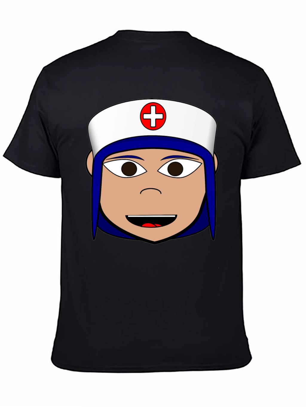 Cartoon Nurse T-Shirt - Unique Graphic Tee