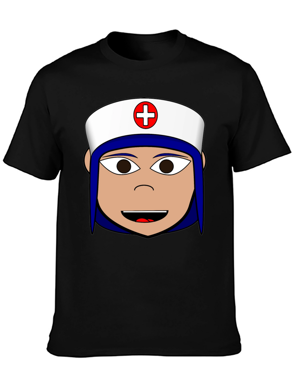 Cartoon Nurse T-Shirt - Unique Graphic Tee