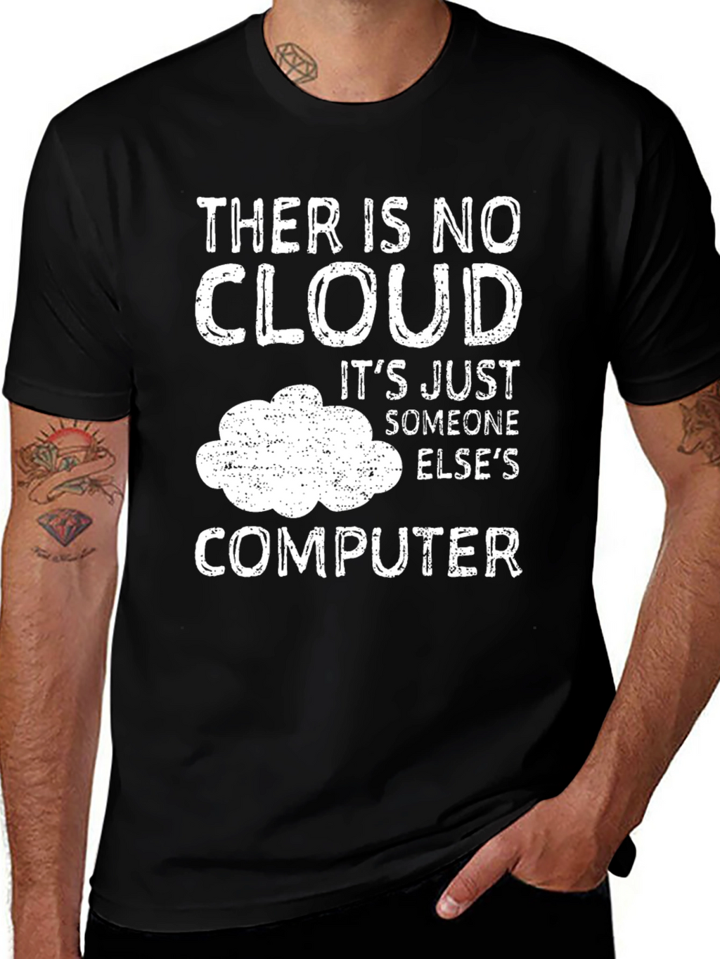 Funny Cloud Computing T-Shirt: Someone Elses Computer