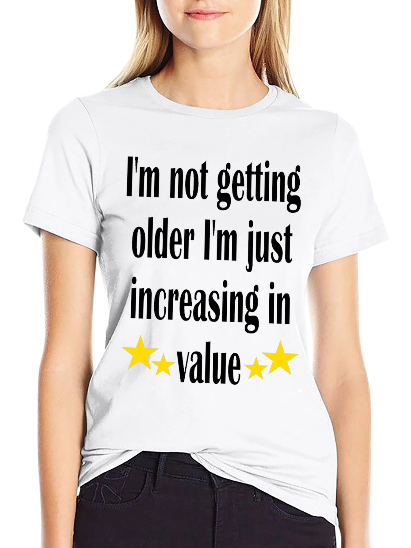 Funny Increasing in Value Black T-Shirt