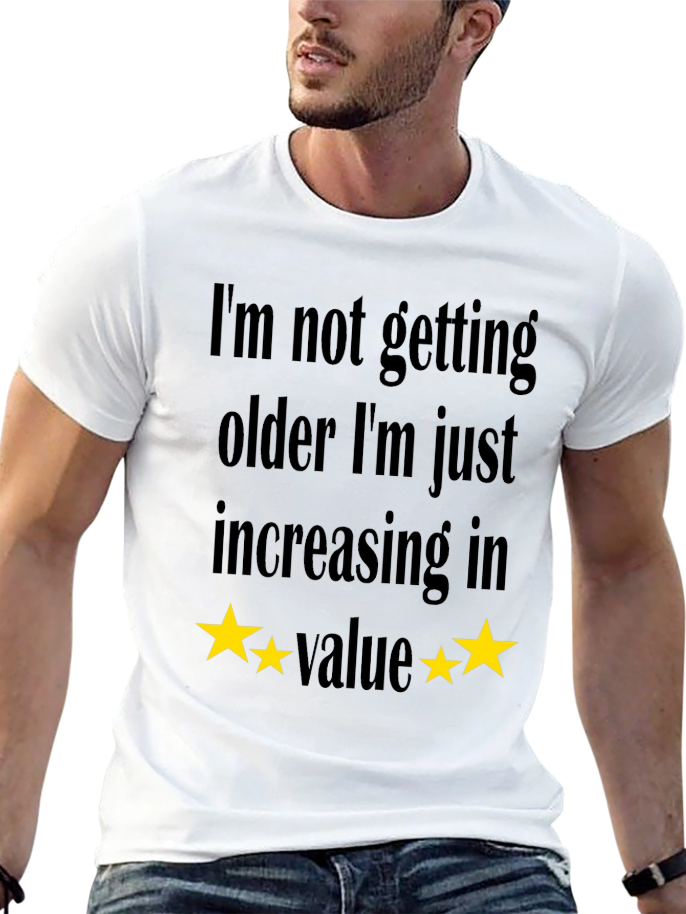 Funny Increasing in Value Black T-Shirt