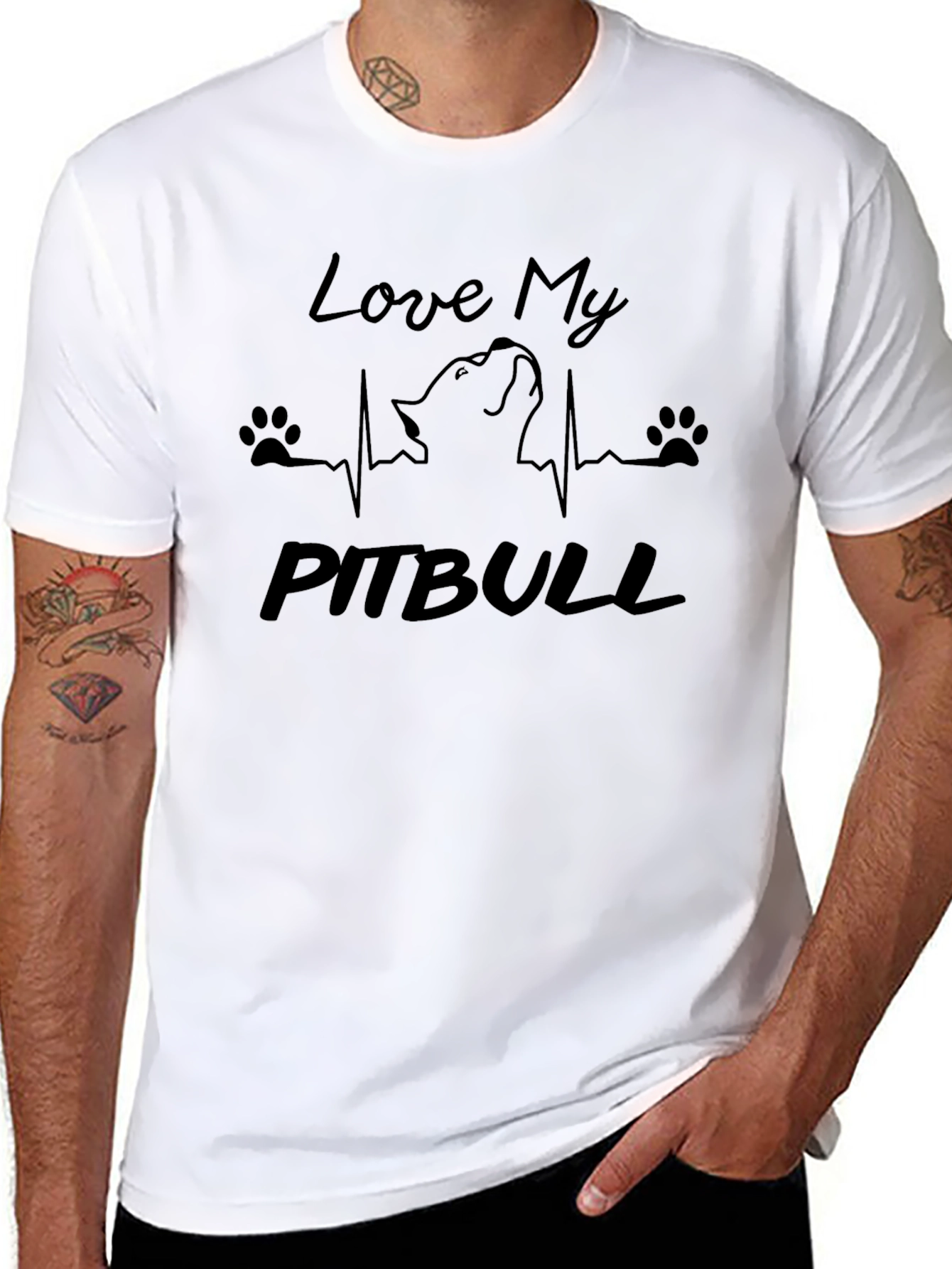 Love My Pitbull T-Shirt