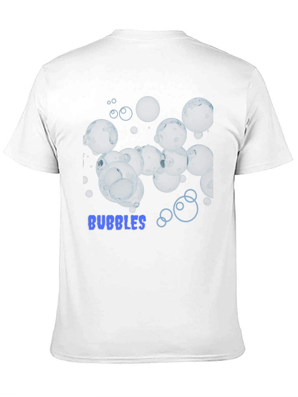 Bubbles Graphic Tee - Stylish Black Cotton T-Shirt