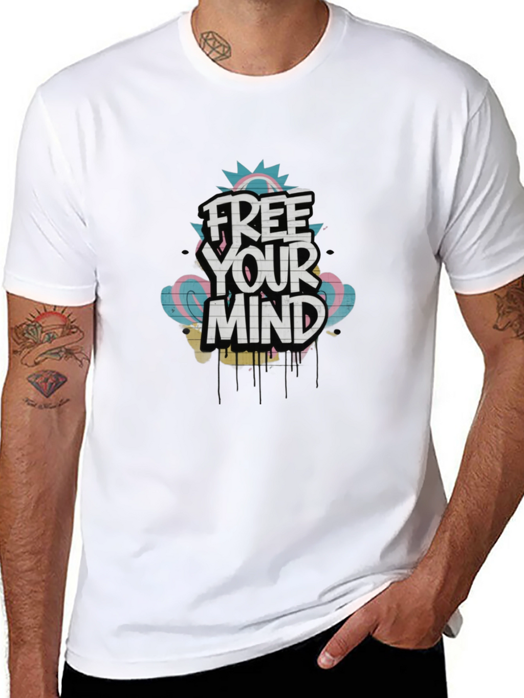 Free Your Mind Graphic Tee - Cool Design