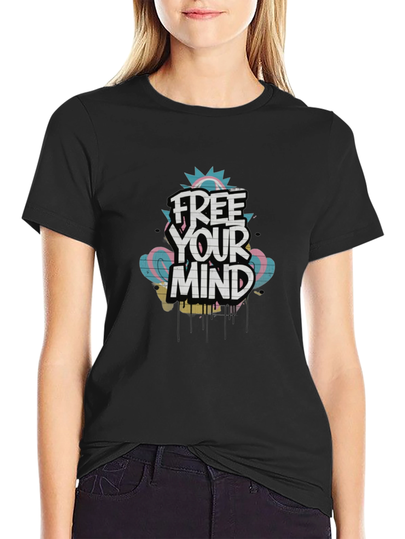 Free Your Mind Graphic Tee - Cool Design