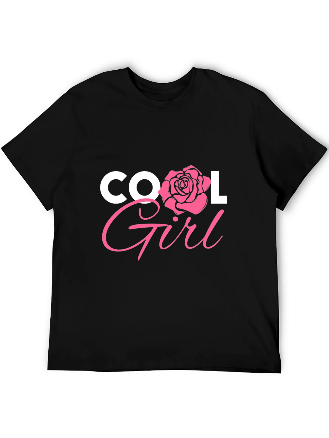 Cool Girl Graphic Tee - Black T-Shirt