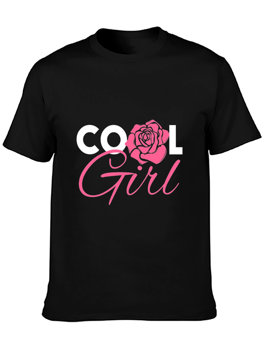 Cool Girl Graphic Tee - Black T-Shirt