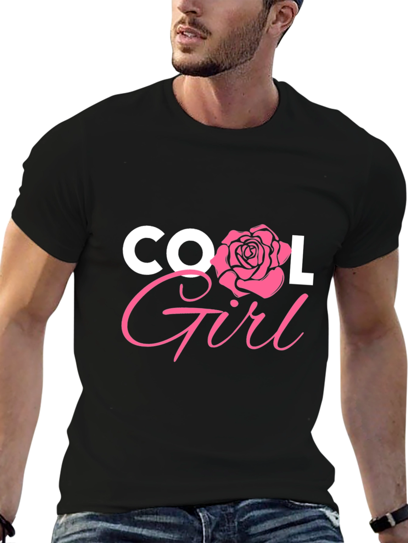 Cool Girl Graphic Tee - Black T-Shirt