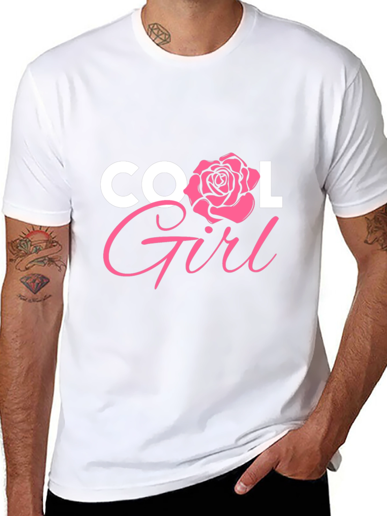 Cool Girl Graphic Tee - Black T-Shirt
