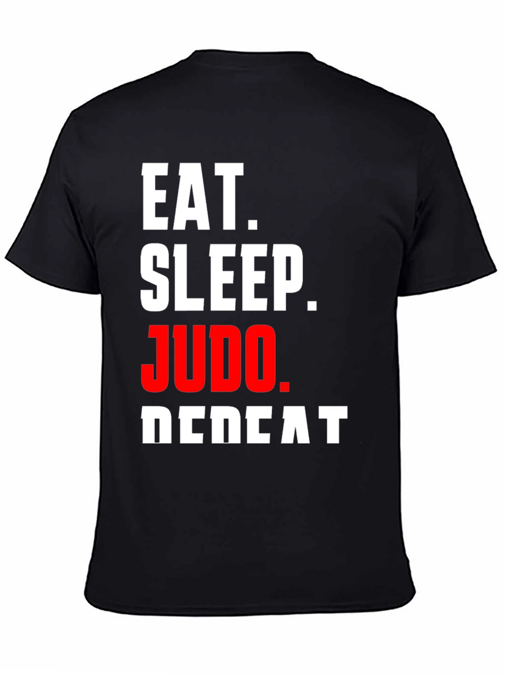Eat Sleep Judo Repeat Black T-Shirt