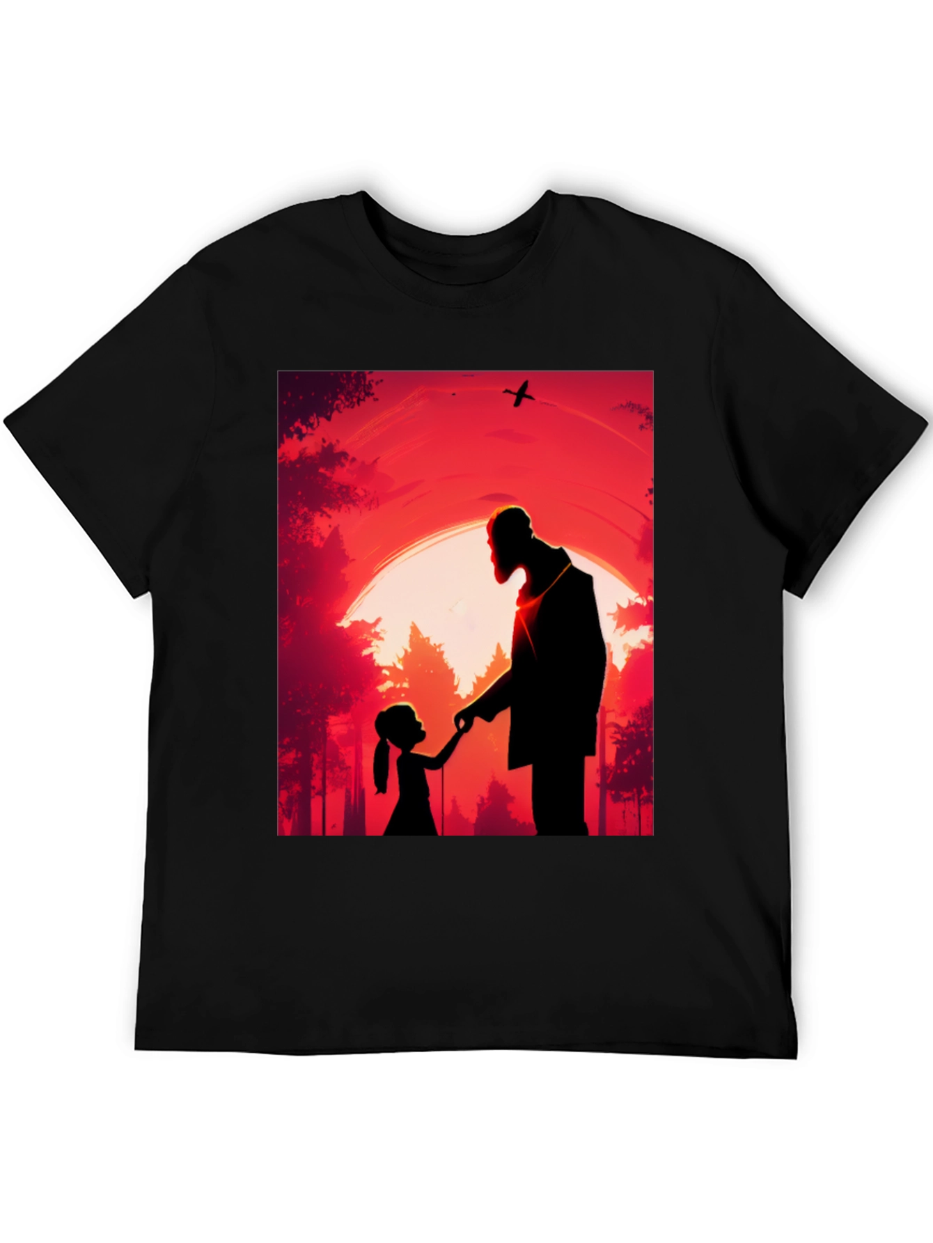 Father & Daughter Silhouette Graphic Tee