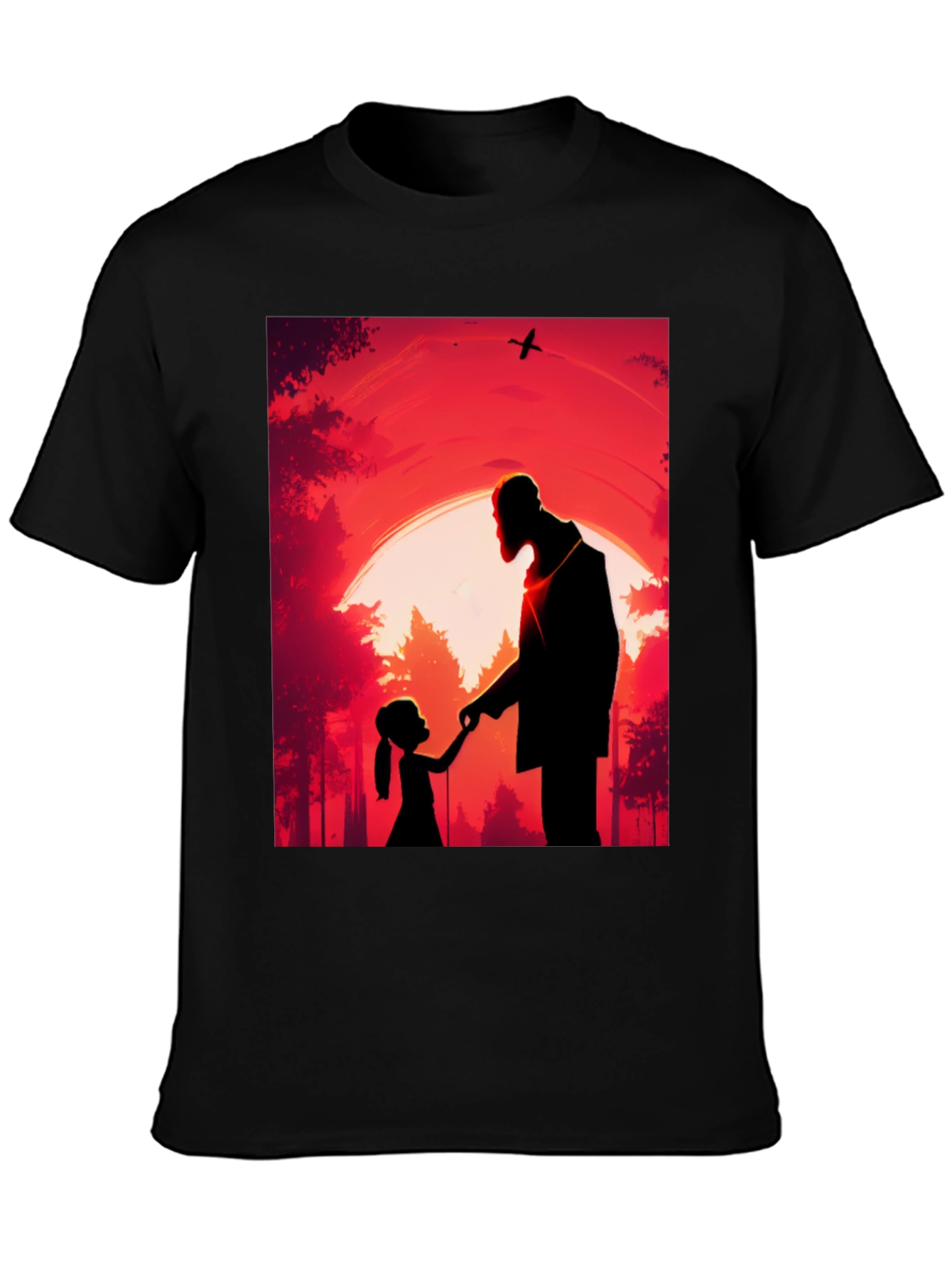 Father & Daughter Silhouette Graphic Tee