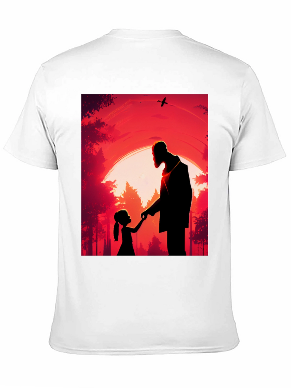 Father & Daughter Silhouette Graphic Tee