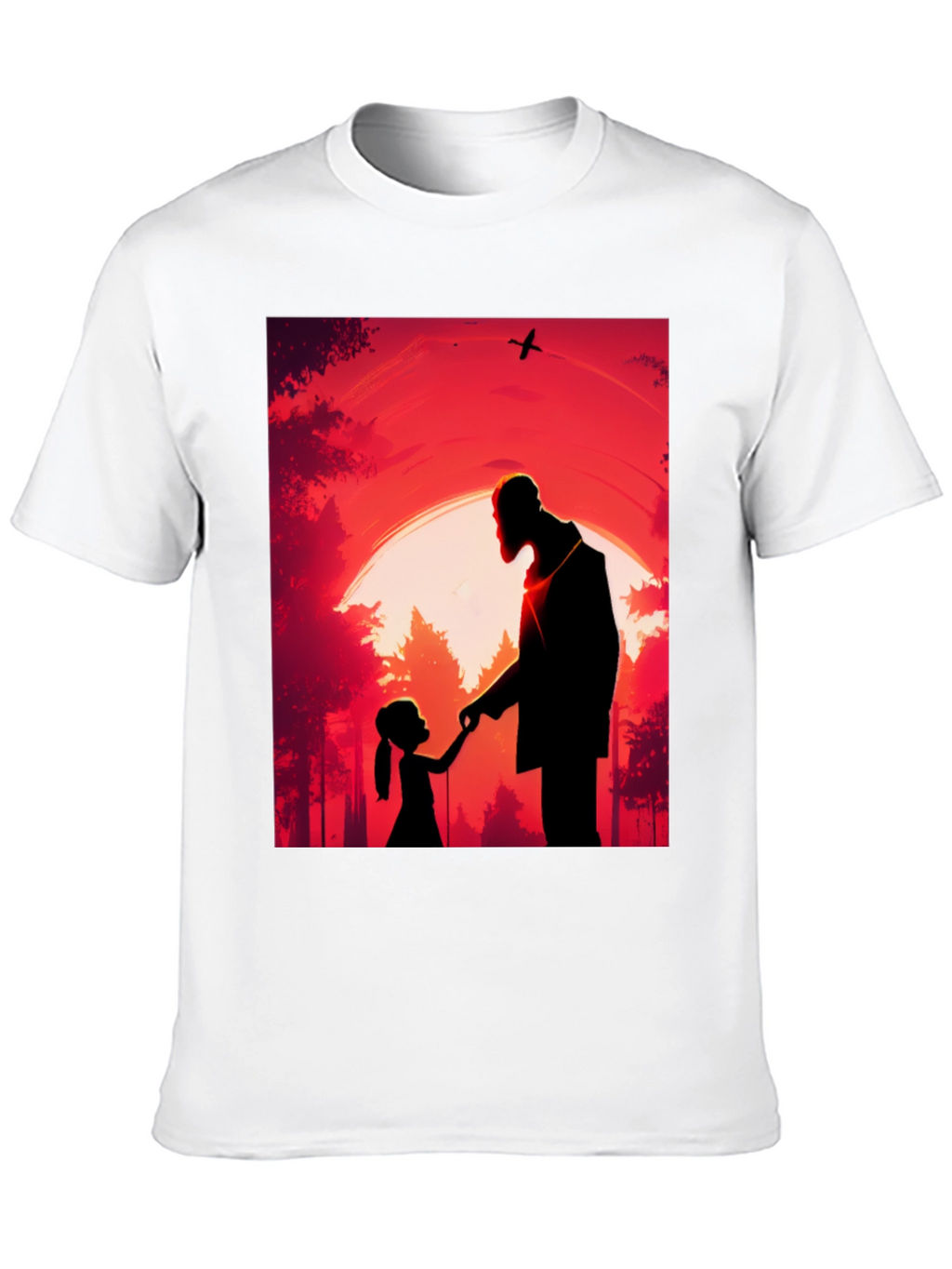 Father & Daughter Silhouette Graphic Tee