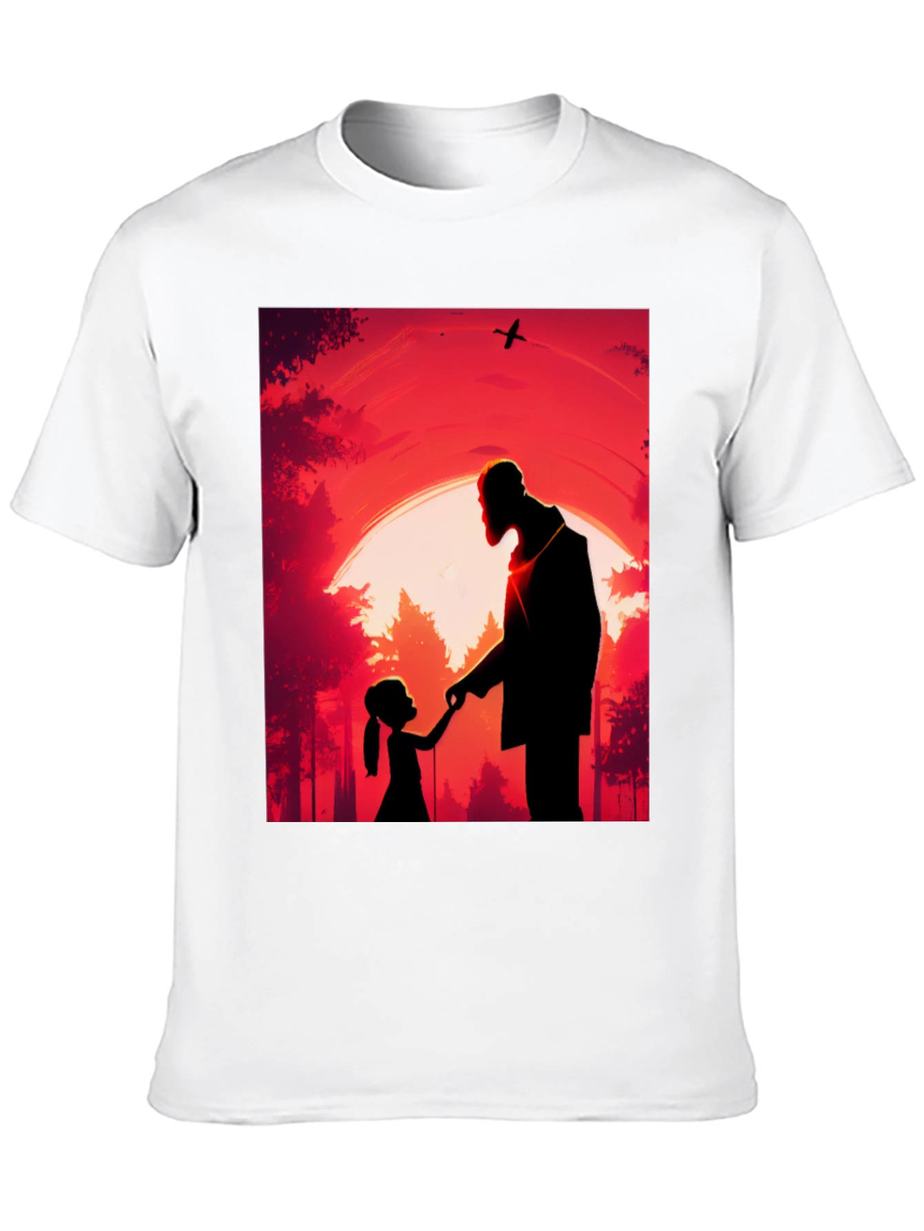 Father & Daughter Silhouette Graphic Tee