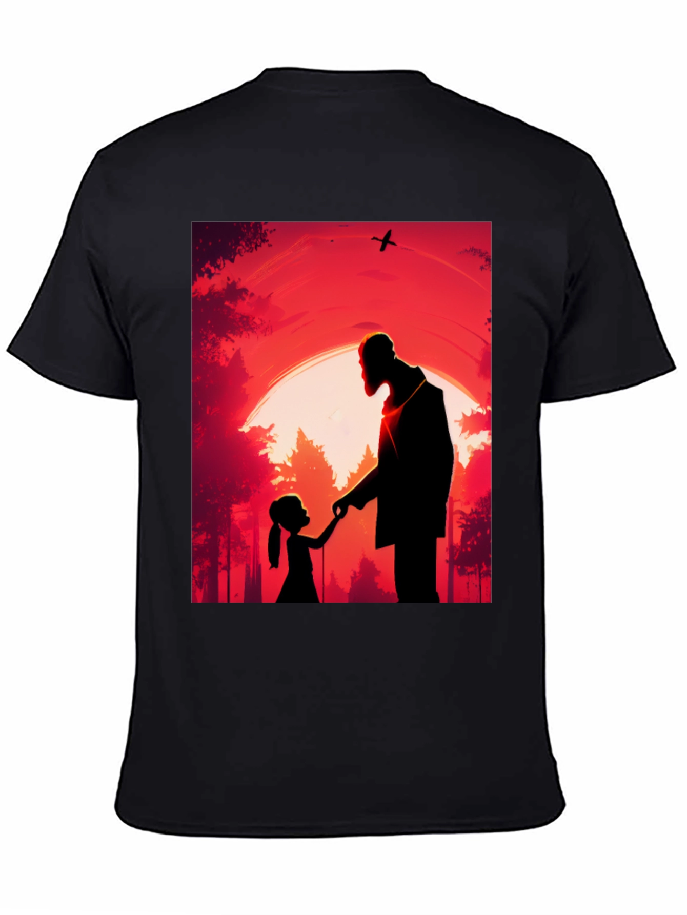 Father & Daughter Silhouette Graphic Tee