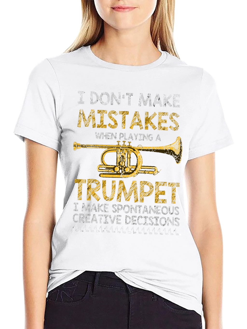 Trumpet Player T-Shirt - I Dont Make Mistakes