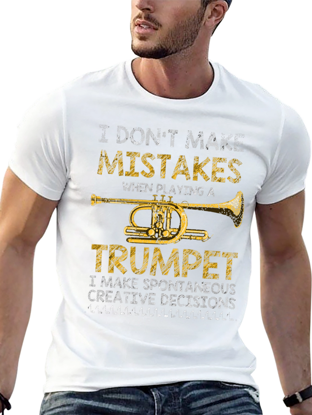 Trumpet Player T-Shirt - I Dont Make Mistakes