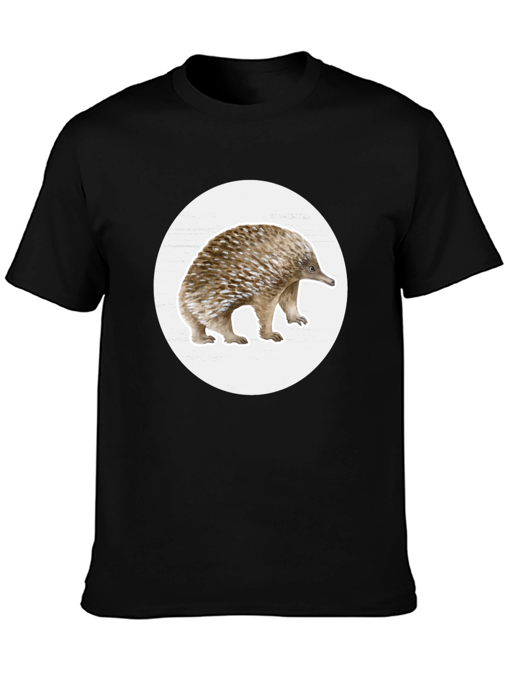 Echidna Graphic T-Shirt - Black Cotton Tee