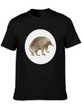 Echidna Graphic T-Shirt - Black Cotton Tee