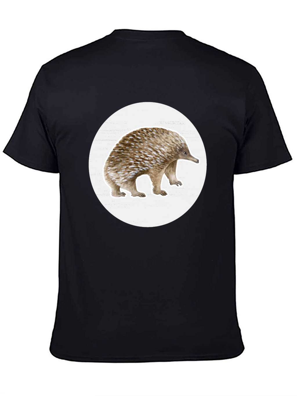 Echidna Graphic T-Shirt - Black Cotton Tee