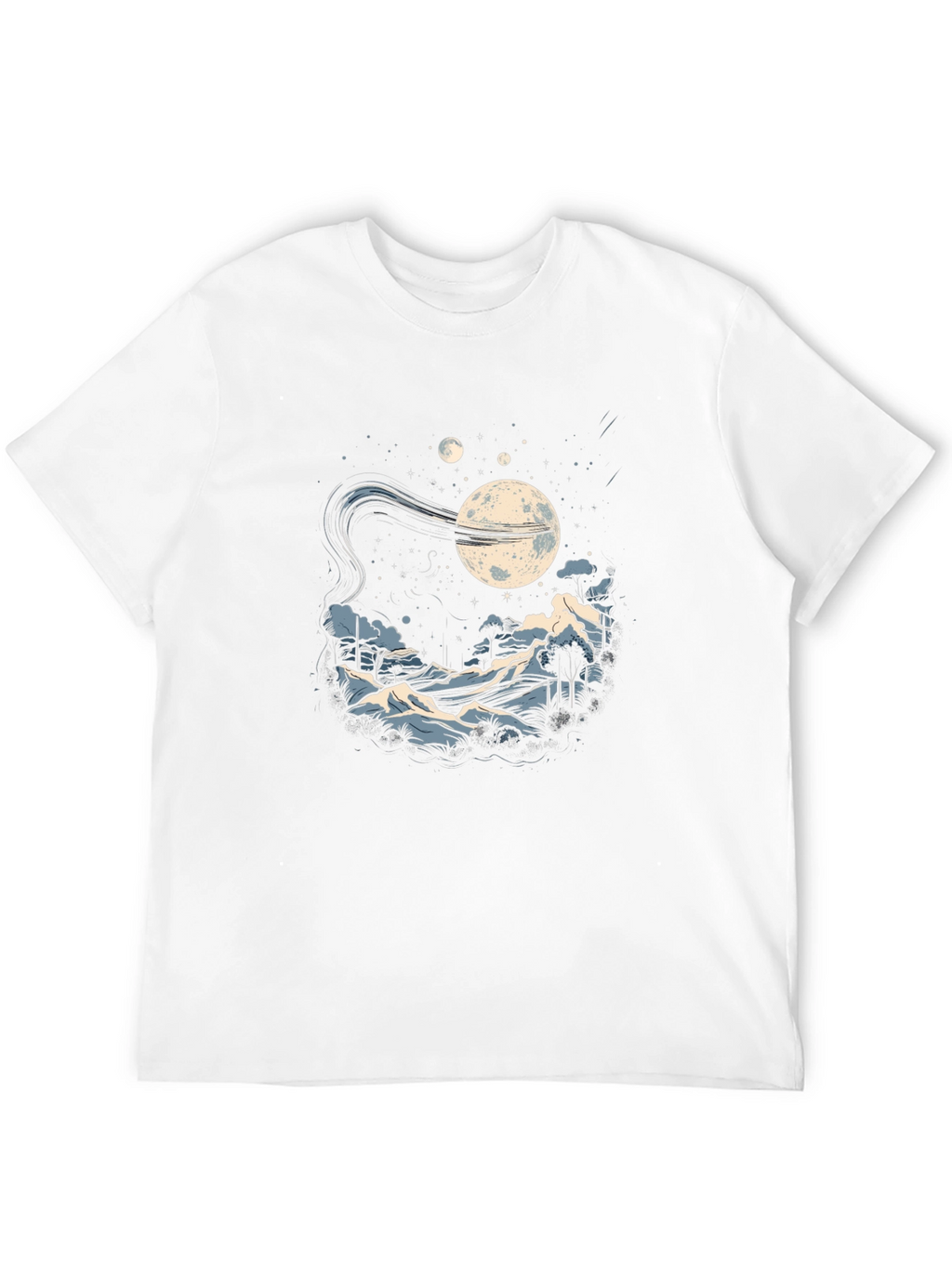 Cosmic Nightscape Graphic Tee