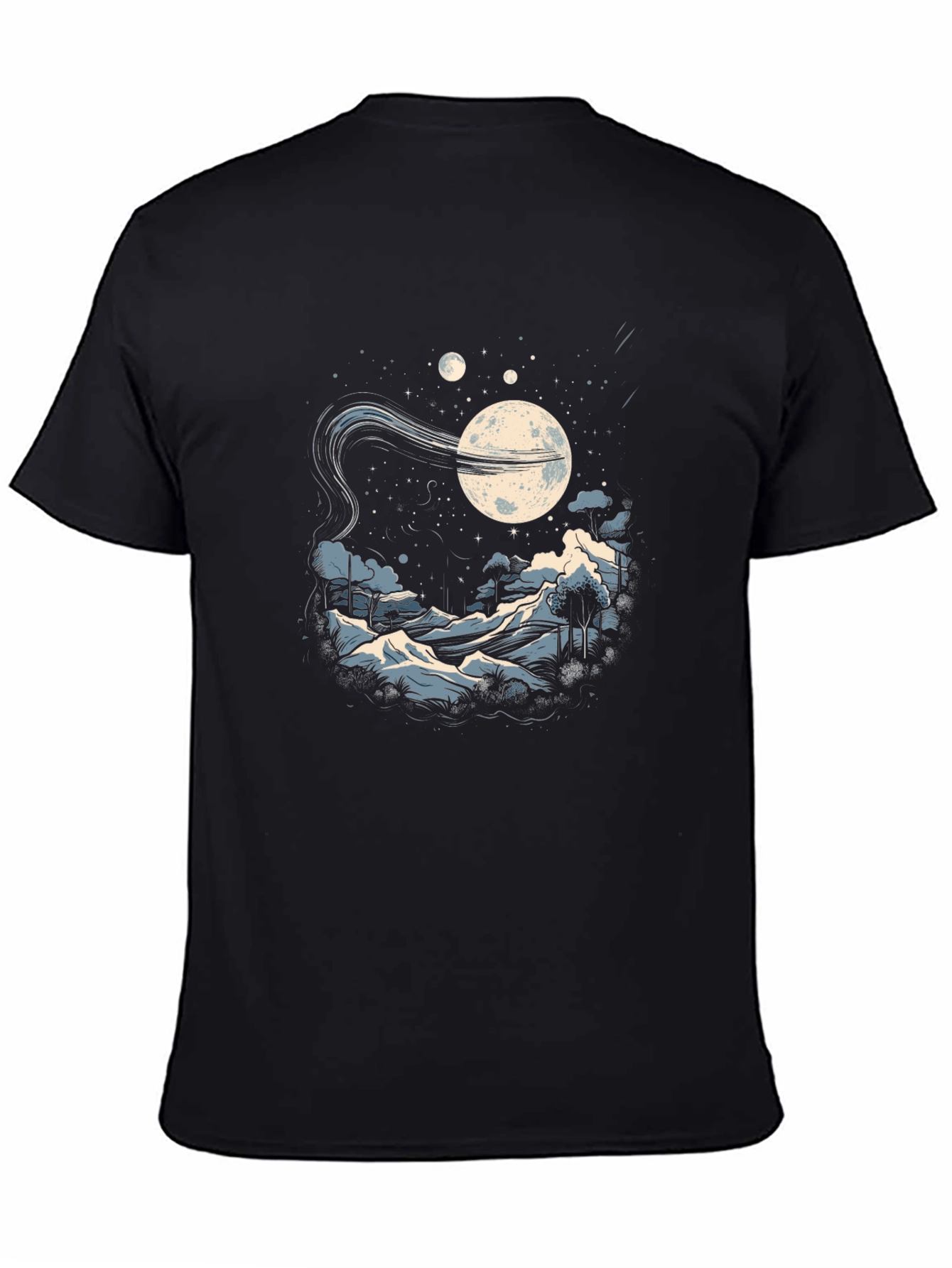 Cosmic Nightscape Graphic Tee