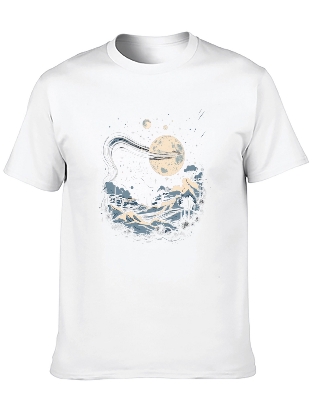 Cosmic Nightscape Graphic Tee