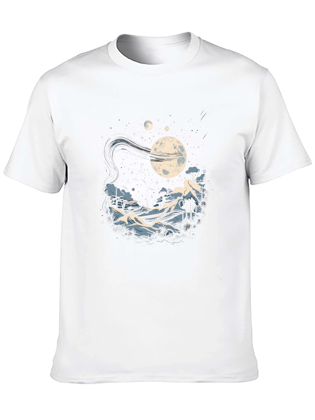Cosmic Nightscape Graphic Tee