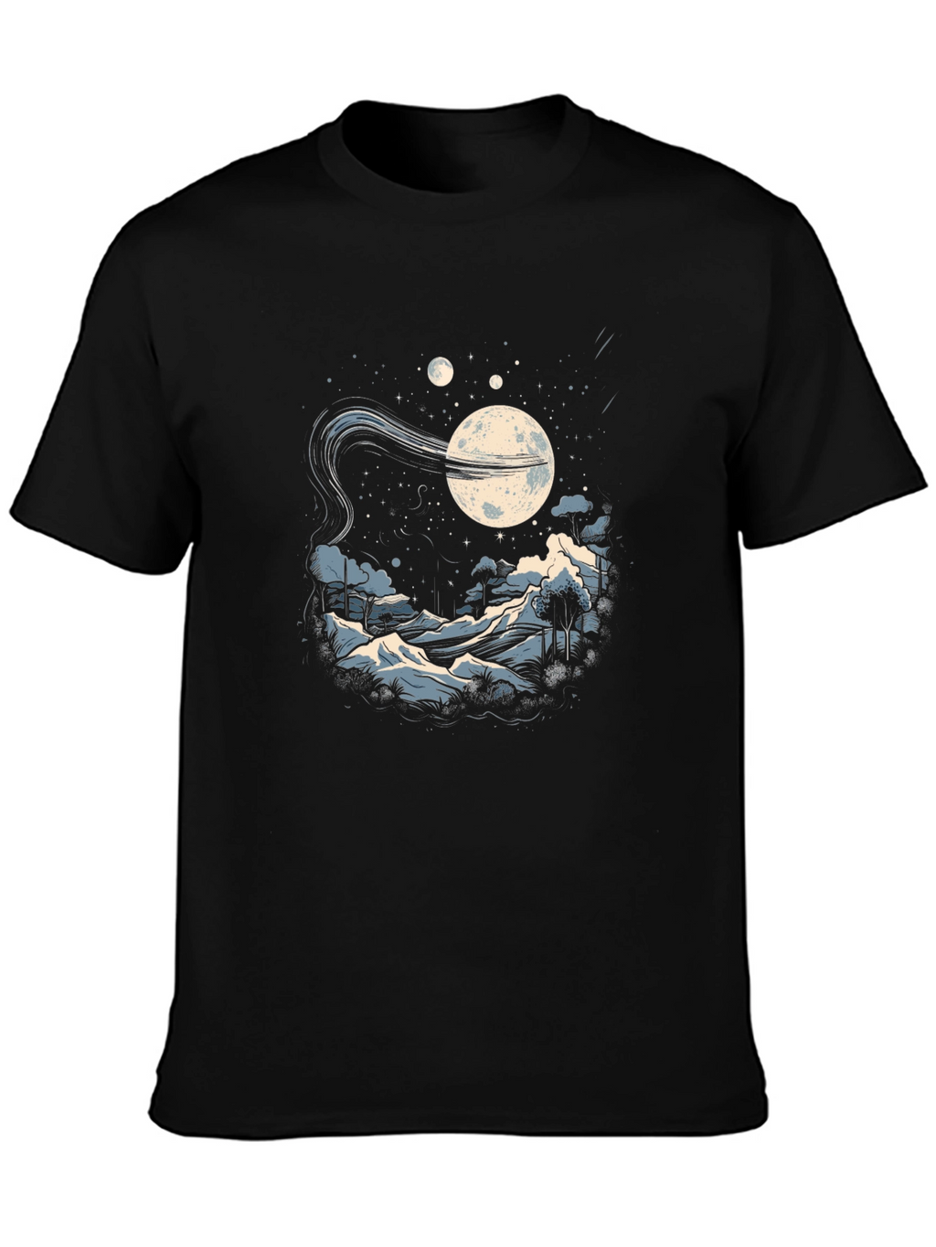 Cosmic Nightscape Graphic Tee