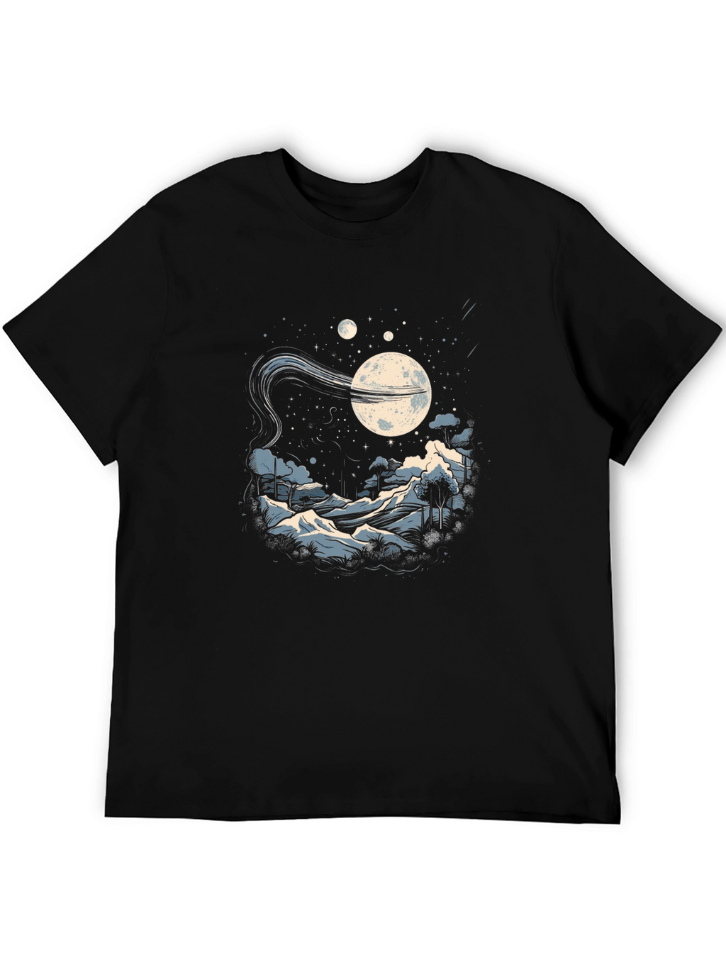 Cosmic Nightscape Graphic Tee