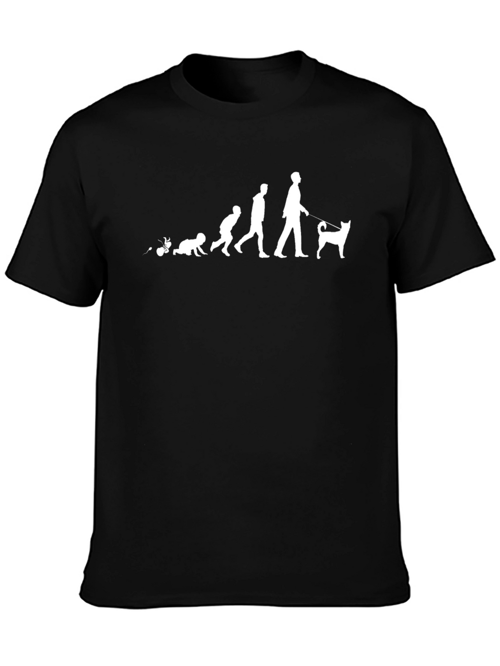 Evolution of Man Dog Lover T-Shirt
