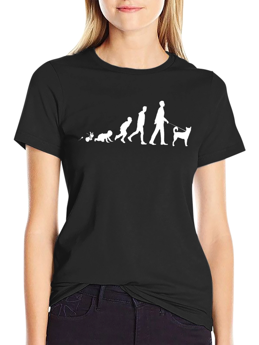 Evolution of Man Dog Lover T-Shirt