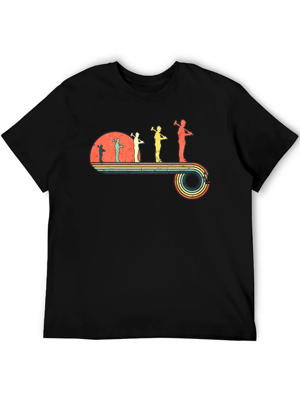 Retro Lumberjack Evolution T-Shirt