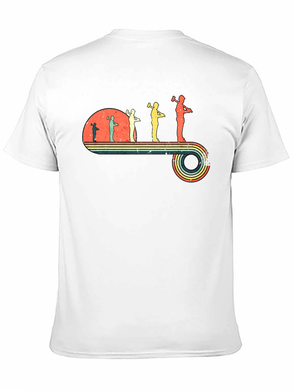 Retro Lumberjack Evolution T-Shirt