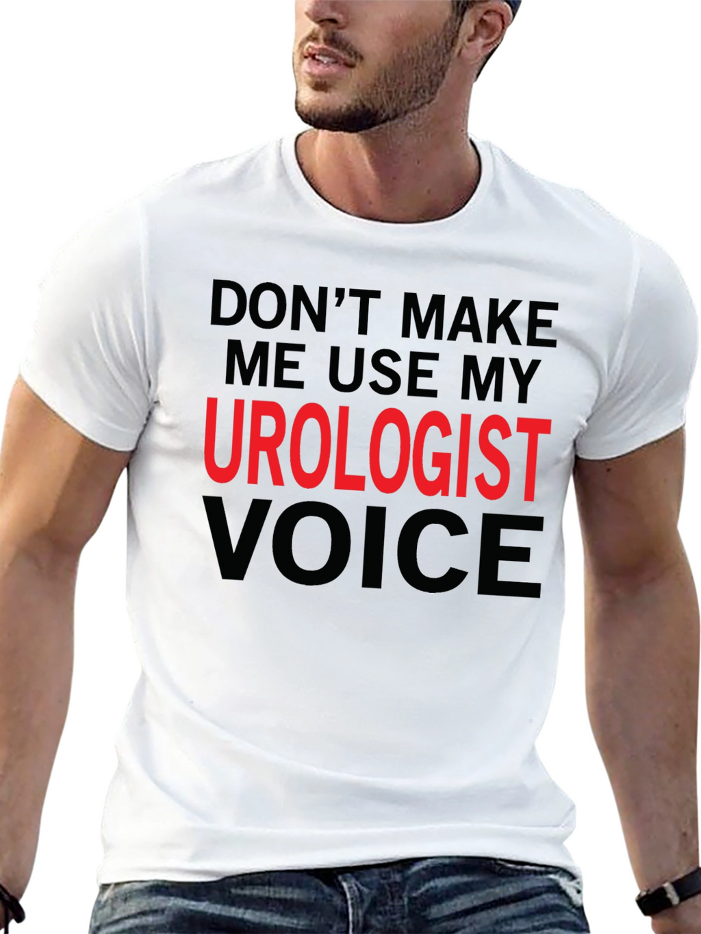 Urologist Voice Funny Graphic T-Shirt