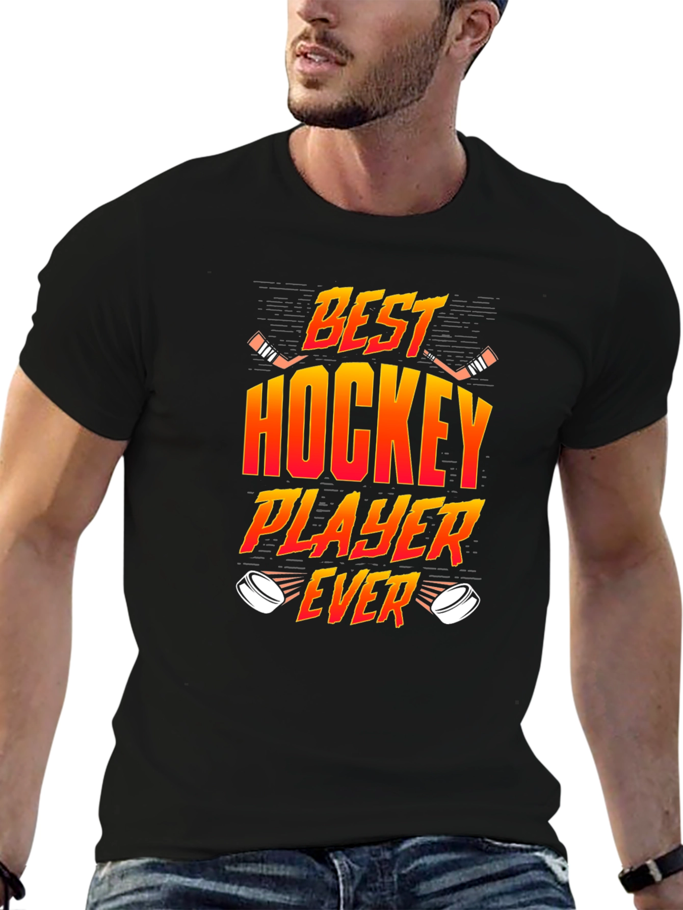 Best Hockey Player Ever Graphic T-Shirt