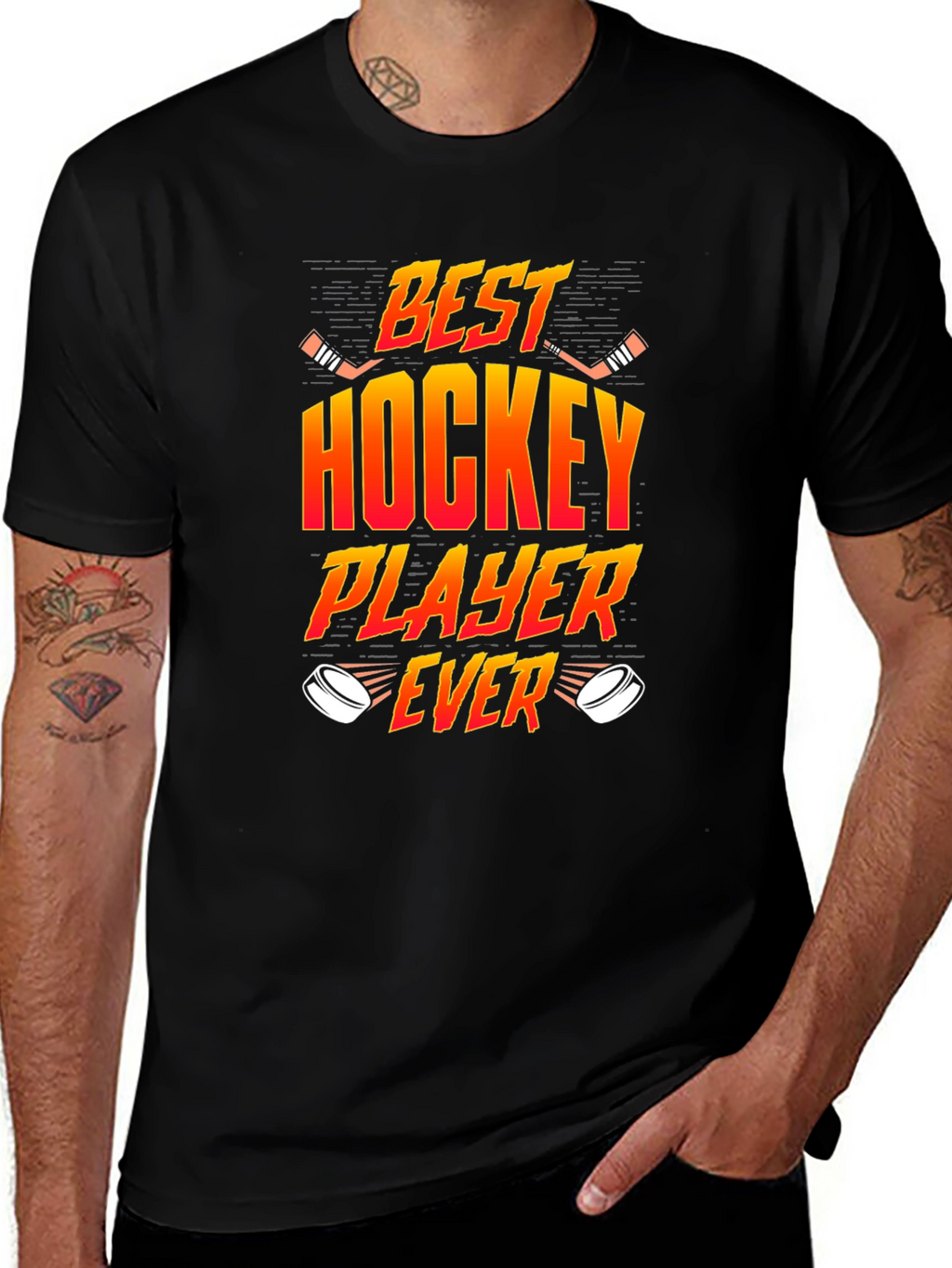 Best Hockey Player Ever Graphic T-Shirt
