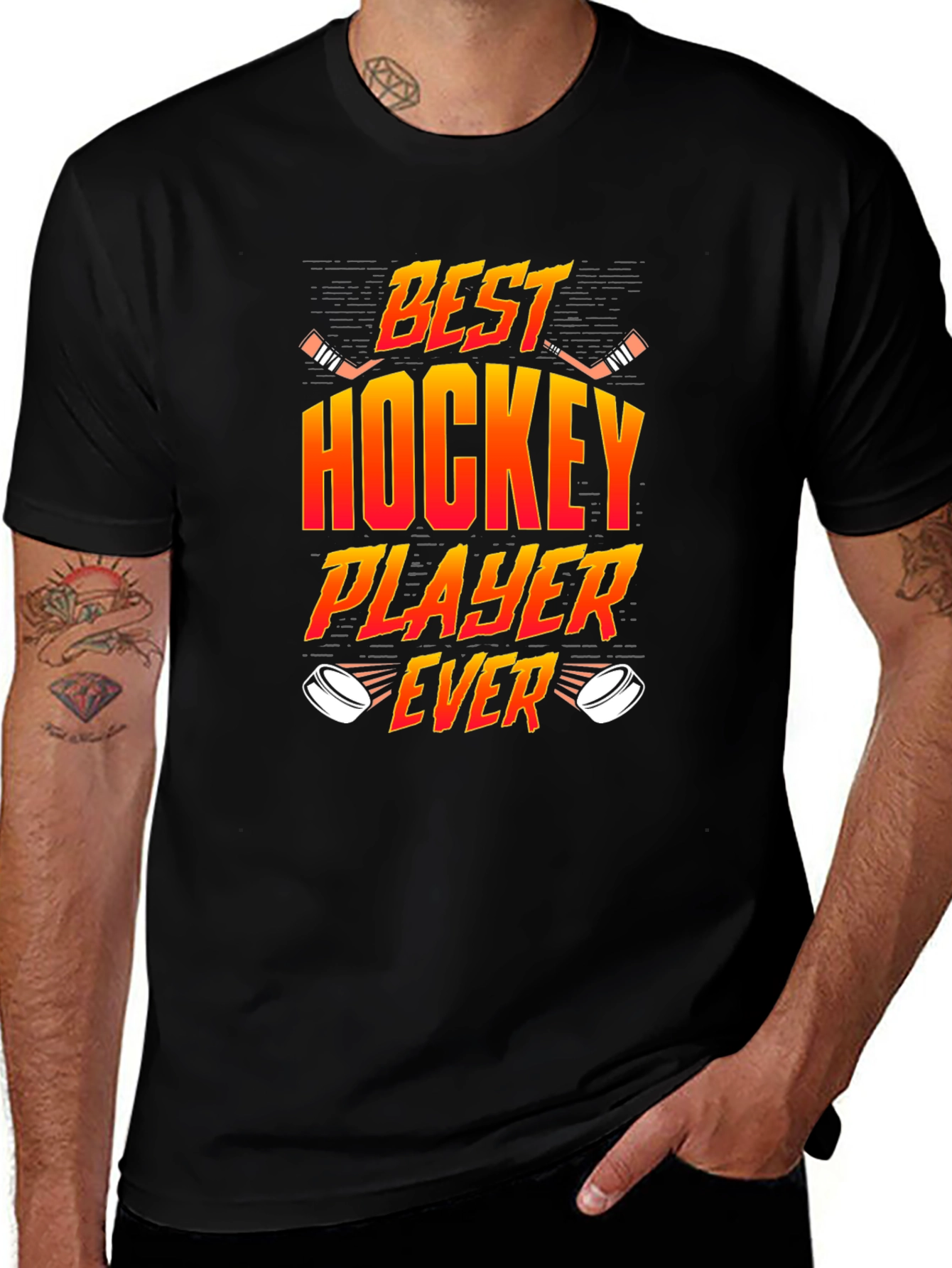 Best Hockey Player Ever Graphic T-Shirt