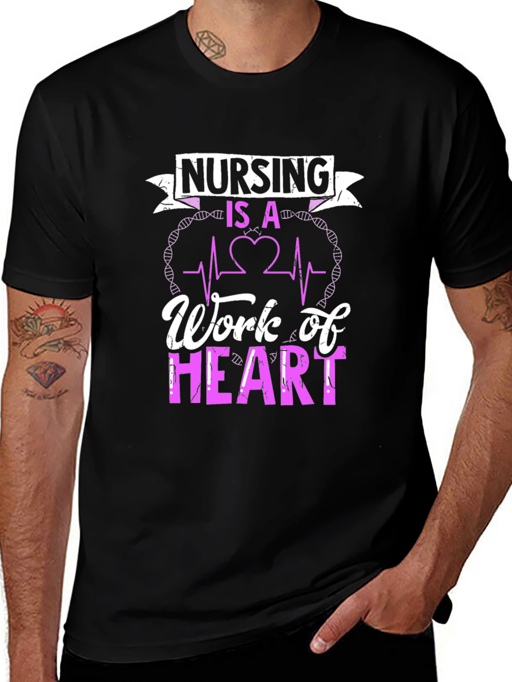 Nursing Is A Work of Heart T-Shirt