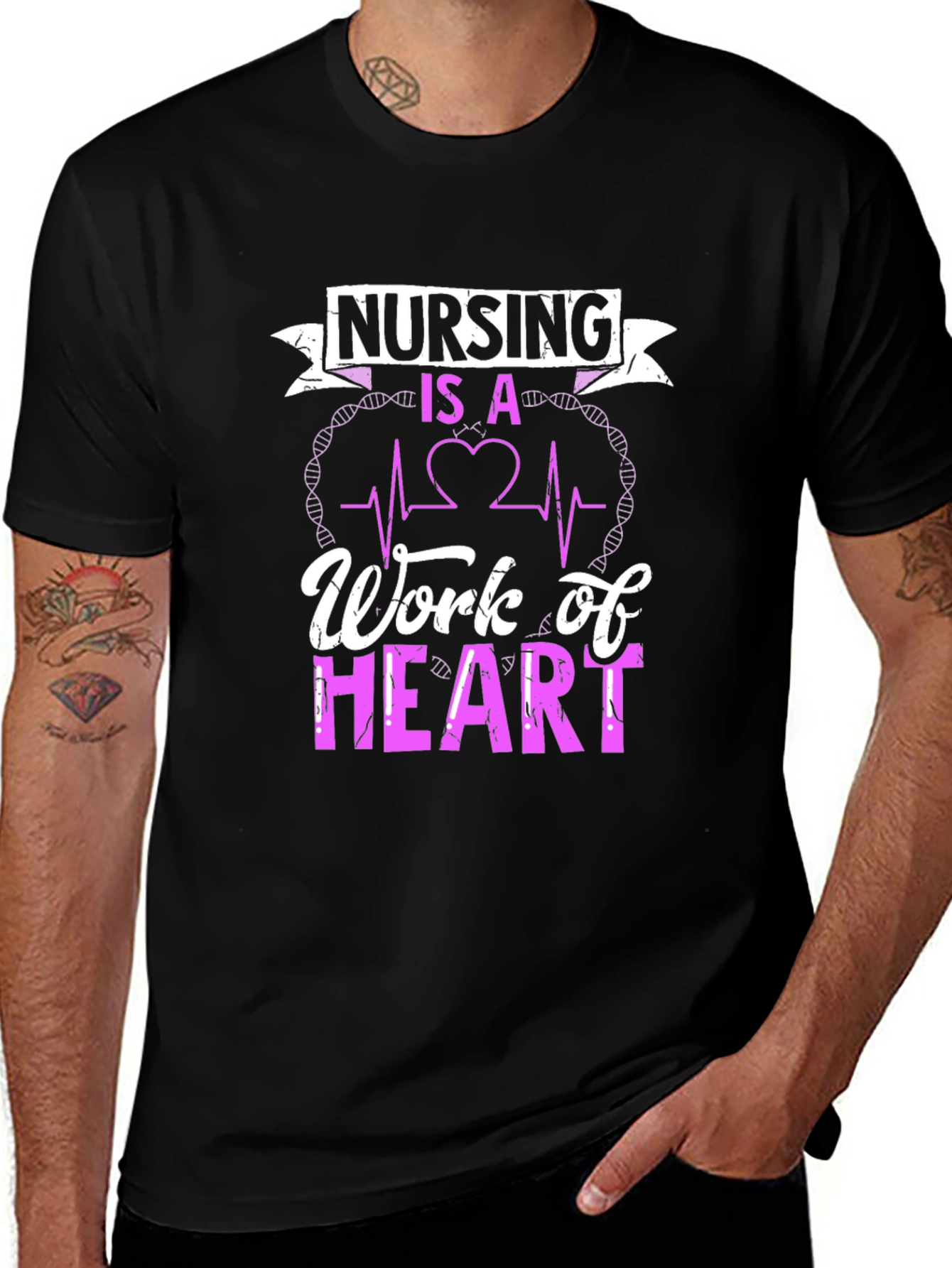 Nursing Is A Work of Heart T-Shirt