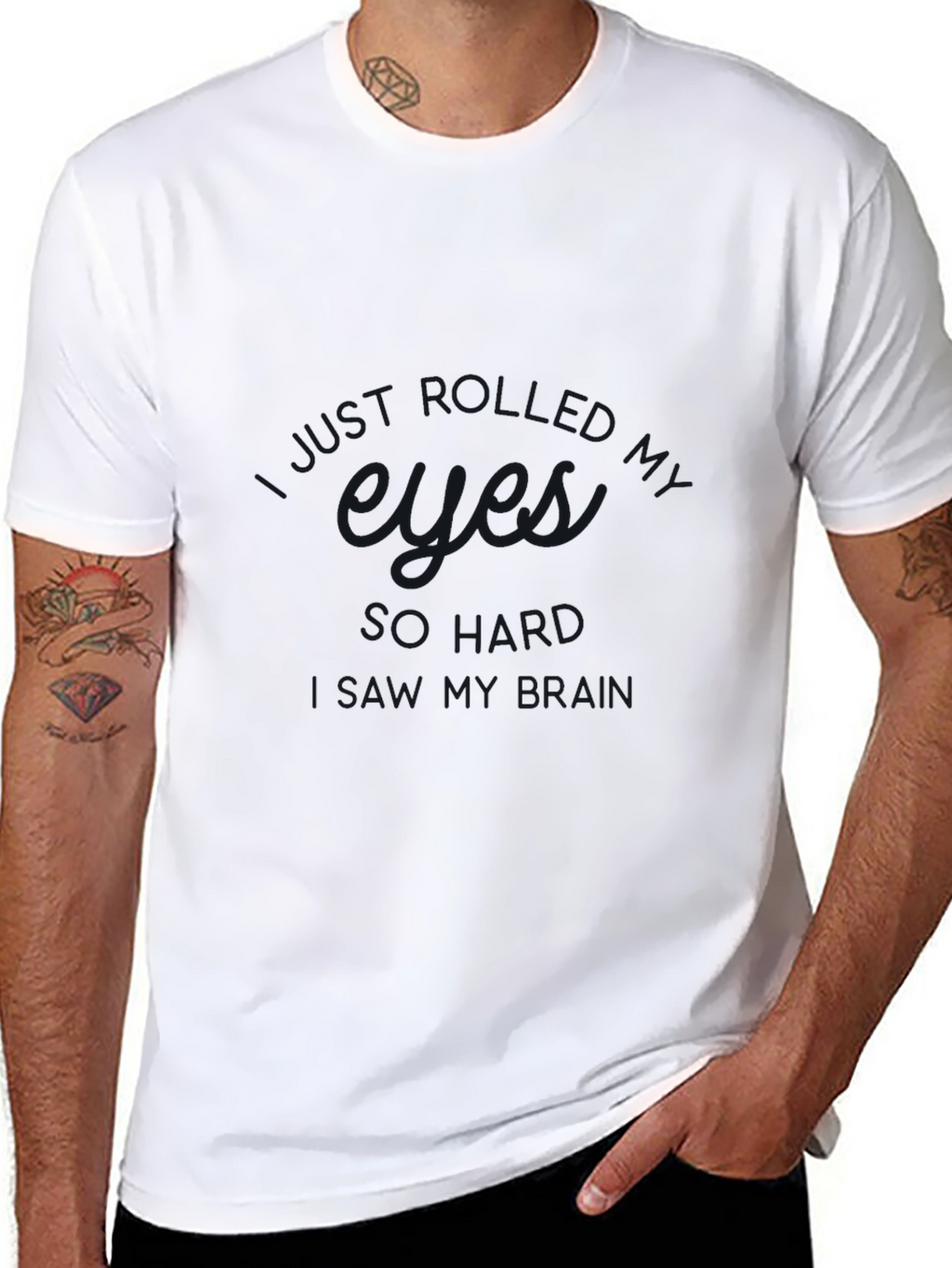 Eyes Roll Backwards T-Shirt - Dark Humor Tee