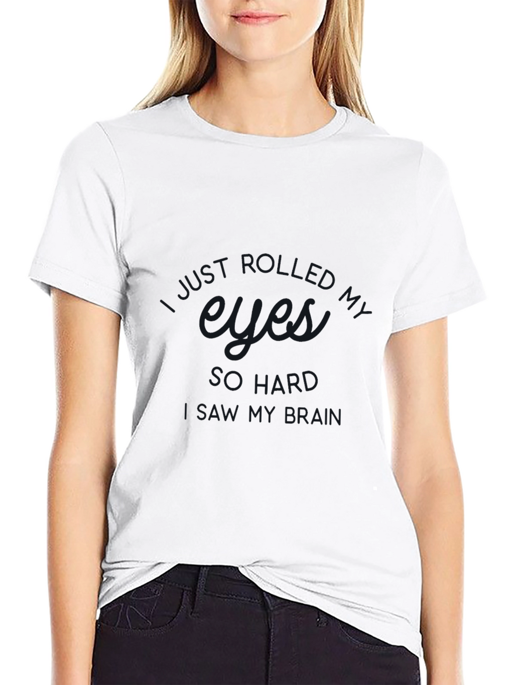 Eyes Roll Backwards T-Shirt - Dark Humor Tee