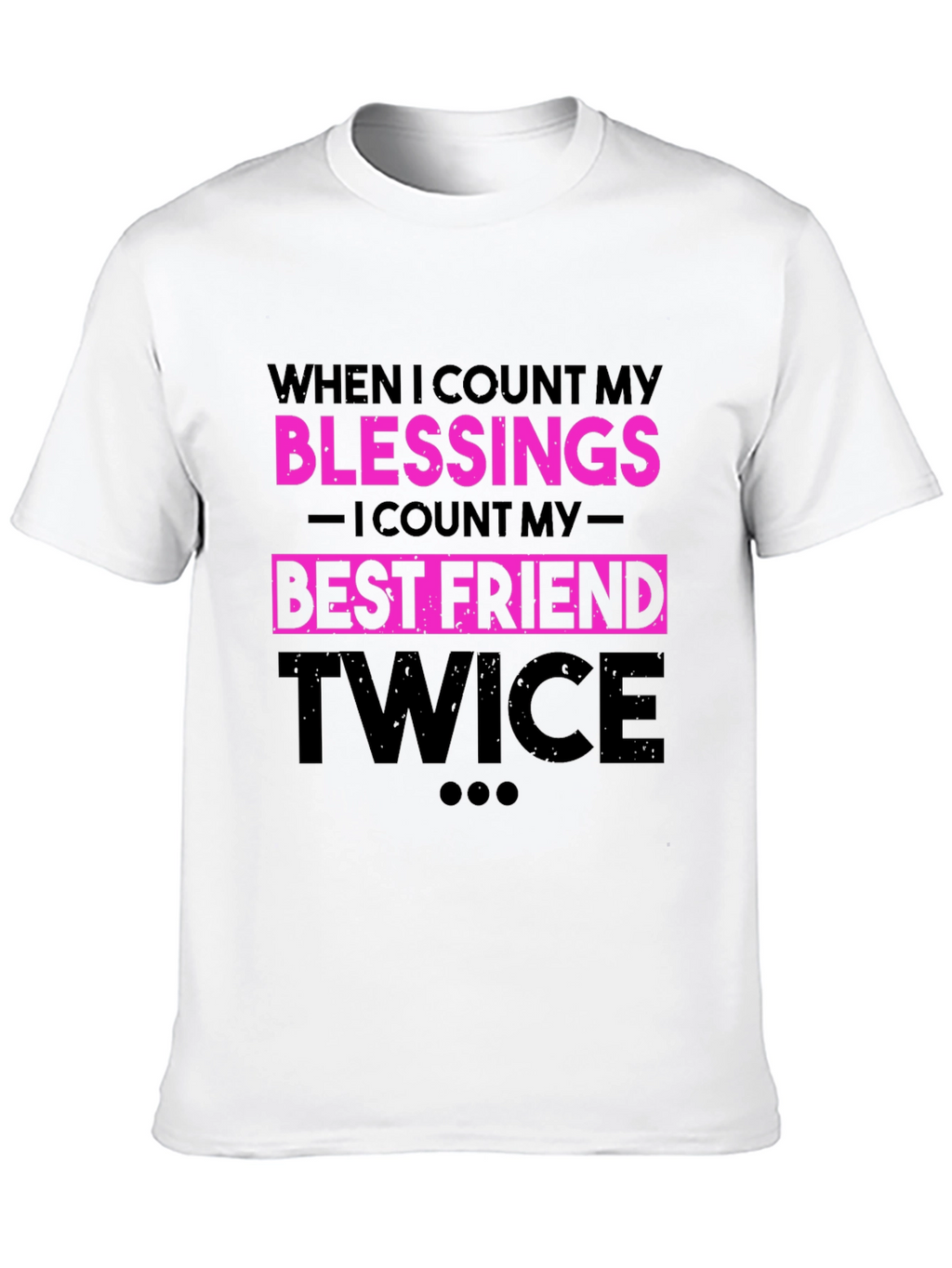 Blessings Best Friend Twice Graphic T-Shirt